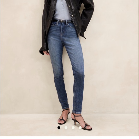 made in Egypt, skinny, jeans, high-rise vintage retro style - Picture 2 of 10